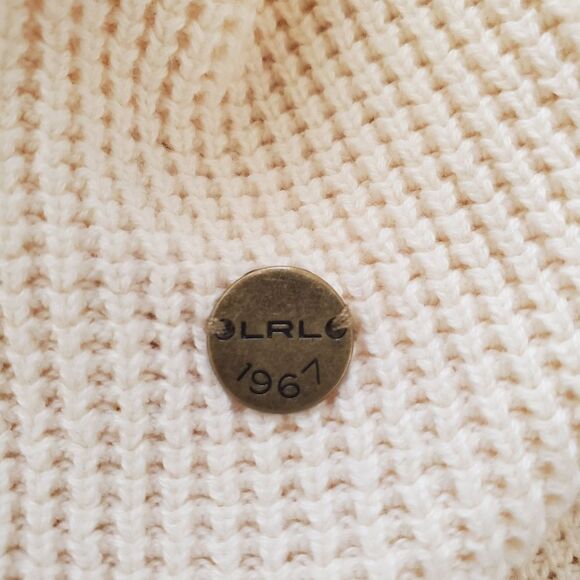 Lauren Ralph Lauren Waffle Knit Cowl Neck Sweater Sz Medium - Picture 9 of 11